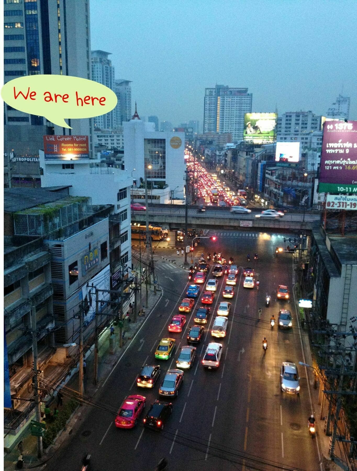 Link Corner Hostel Bangkok Zewnętrze zdjęcie